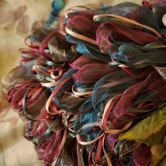 Beaded Strap Bra Cup Costume Ribbon Mini Handbag - Picture 4 of 5